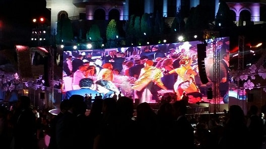 BAE'de Premteco P2.9 İç Mekan Kiralık LED Ekran