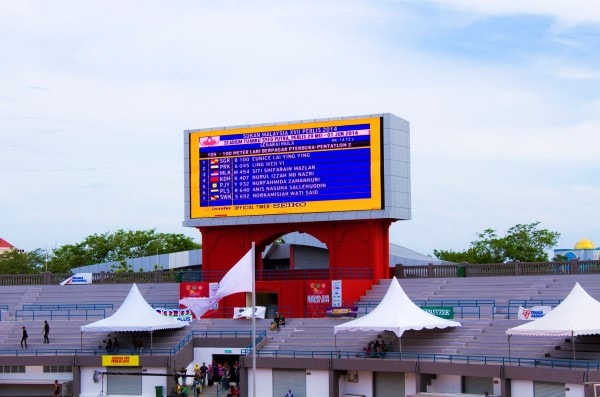 How to eliminate the Moiré that appears on the LED display when shooting?