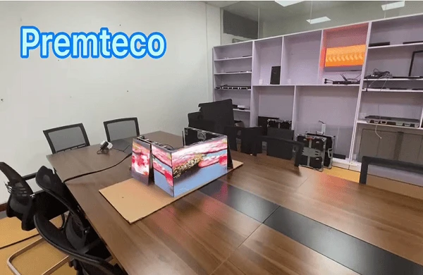 Innovatively developed flexible 90-degree splicing cabinets.