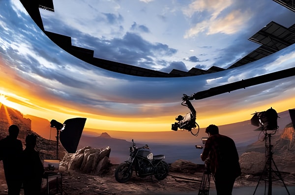 XR Extended Reality Technology with Rental Screen