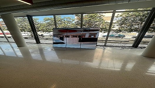 İspanya'da Premteco P2.5 İç Mekan AP2 serisi LED ekran