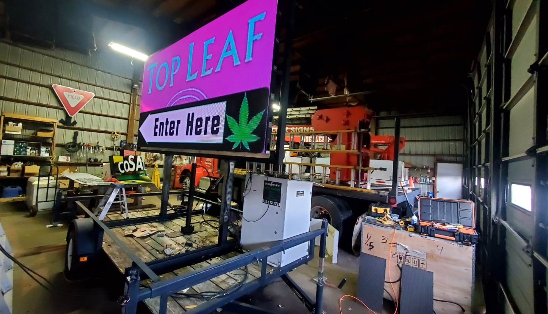 Amerika'da Premteco Trailer LED Ekran M1 P6.67 