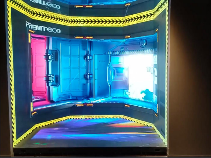 Suudi Arabistan'da Premteco P1.9 İç Mekan Sürükleyici LED Ekran