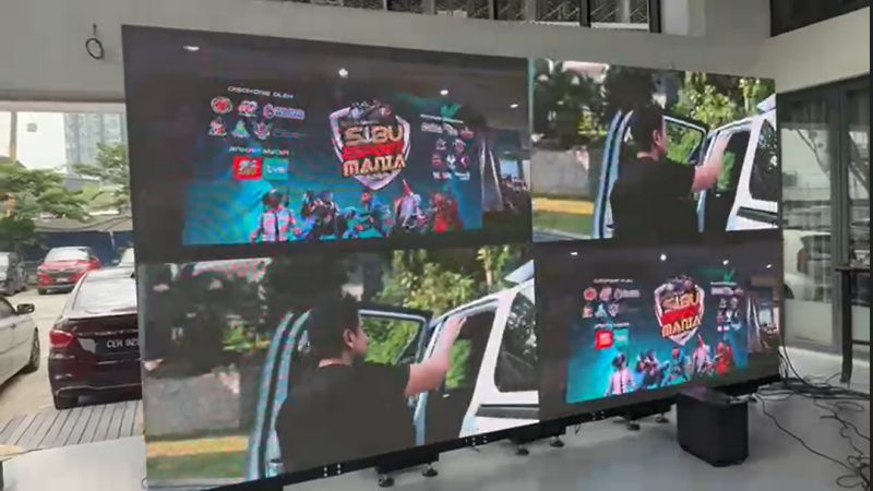 نمایشگر LED اجاره‌ای فضای باز Premteco P2.6 در مالزی