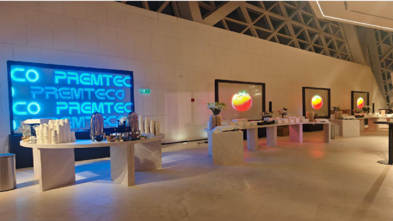  Premteco P6.25 Kapalı Şeffaf LED Ekran, KAFD, RIYADH