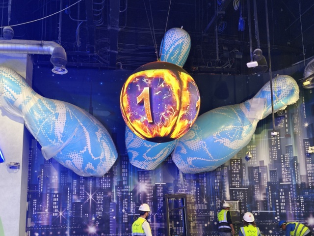 Suudi Arabistan'da Premteco Kapalı Alan Küre Ekranı P2.5-SEVEN