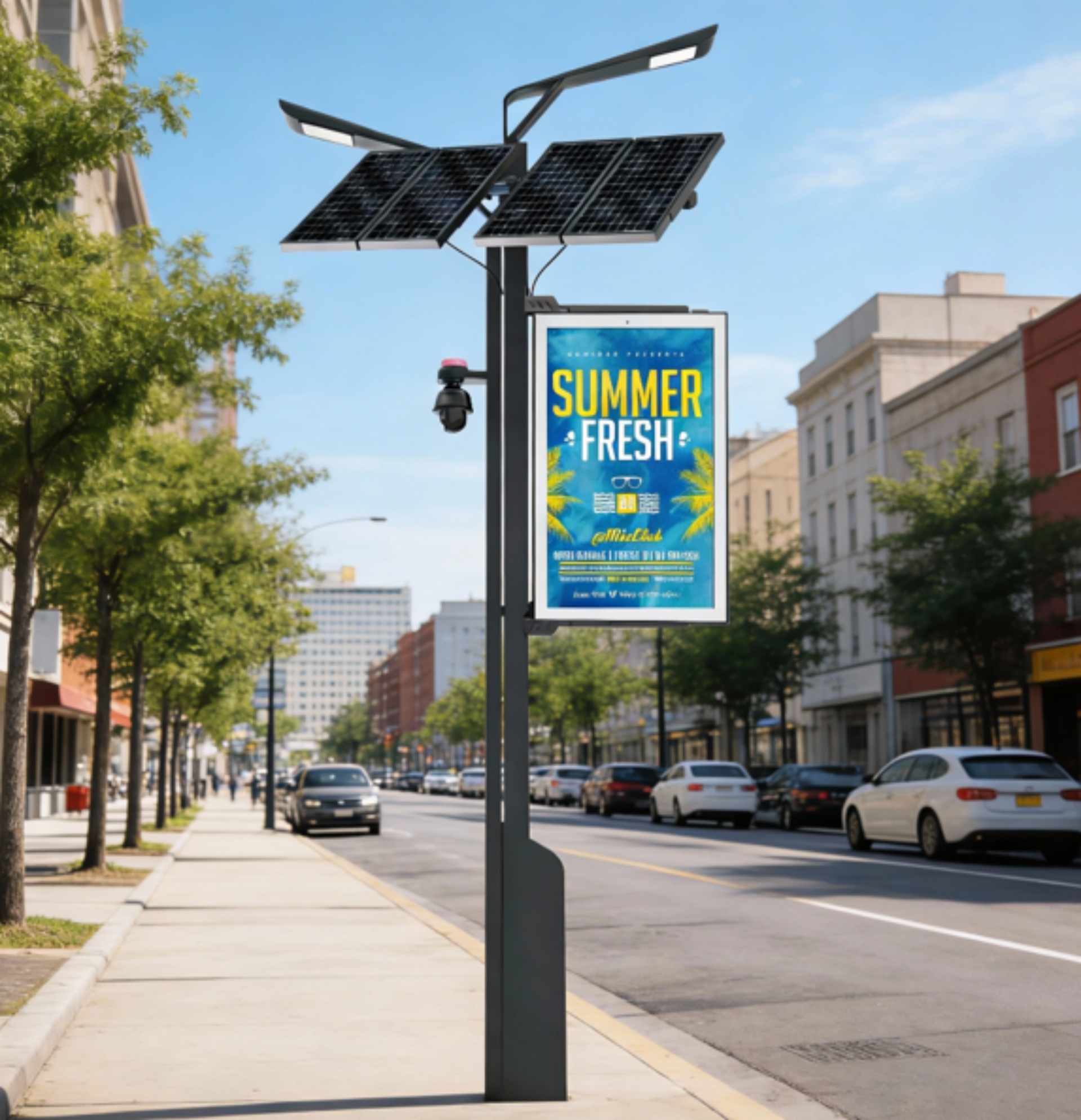 LAMPPOST LED DISPLAY