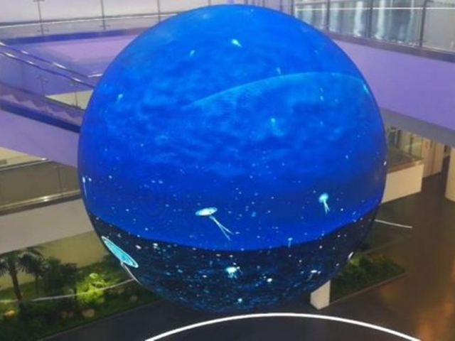 Pantalla LED creativa