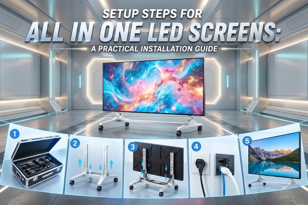 Setup Steps for All in One LED Screens: A Practical Installation Guide