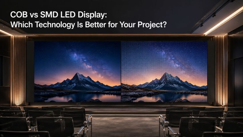 COB vs SMD LED Display: Which Technology Is Better for Your Project?