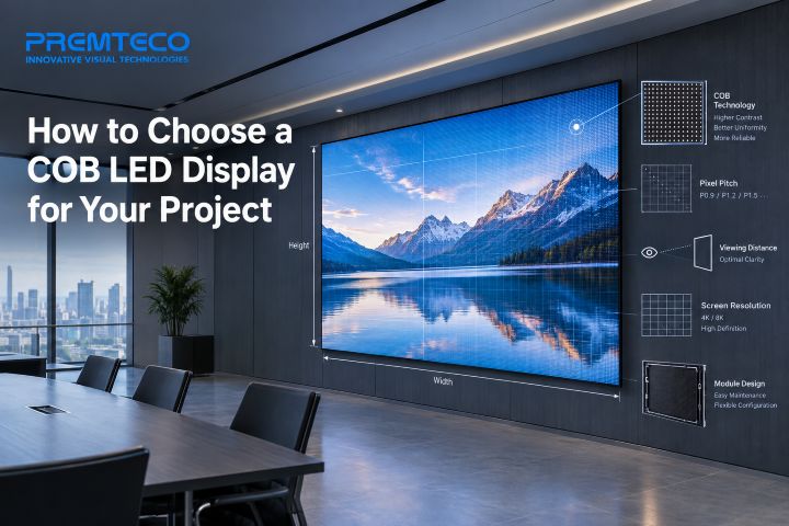 How to Choose a COB LED Display for Your Project