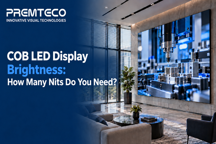 COB LED Display Brightness: How Many Nits Do You Need?