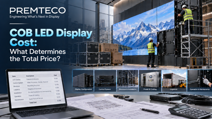 COB LED Display Cost: What Determines the Total Price?